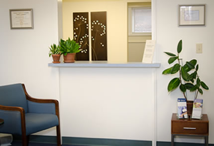reception desk